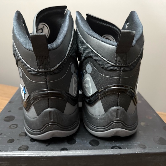 Q4 mens high top sneakers blue and black size 10.5 - Picture 5 of 7